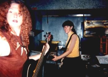 Betsy & Chris backstage at the Atlanta Fuzz Fest